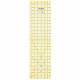 Ruler 6.5X24In, 6-½" x 24", Multicolor