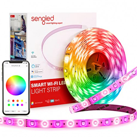 Smart Wi-Fi LED Multicolor Light Strip, 5M (16.4ft)