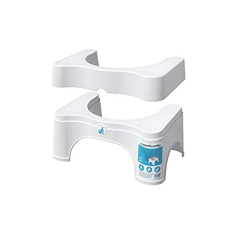 Bathroom Toilet Stool - Adjustable 2.0, Convertible to 7" or 9" Height