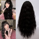 Black Wigs, Long Black Wig with Bangs