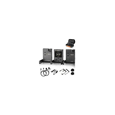 Wireless Lavalier Microphone System, Comica BoomX-U2 48-Channels UHF Lapel Microphones