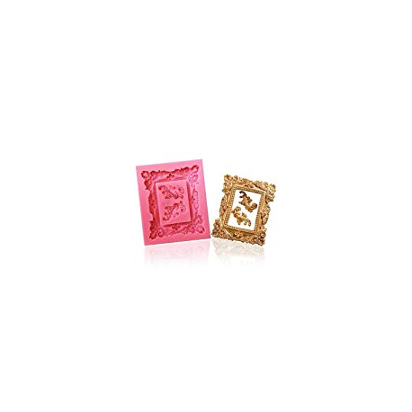 Large Retro Photo Frame Silicone Mold
