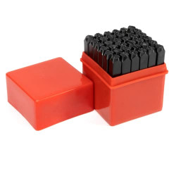 Number and Letter Punch Set | 36 Piece Stamp Set