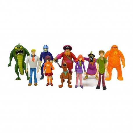 Scooby Doo Monster Set Action Figure, 10 Pack