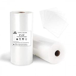 Vacuum Sealer Bags 8x50 Rolls 2 pack for Food Saver
