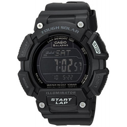 Casio Men's STLS-110H-1B2CF TOUGH SOLAR Digital Display Quartz Black Watch