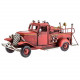 Metal Fire Truck Decoration