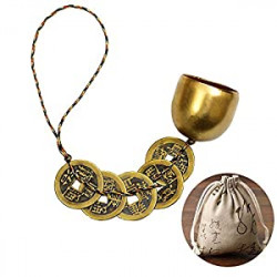 Pack 3 of Chinese Feng Shui Bell for Wealth and Safe