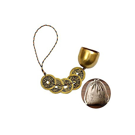Pack 3 of Chinese Feng Shui Bell for Wealth and Safe