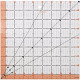 8.5x8.5 Square Acrylic Ruler
