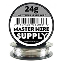 Stainless Steel 316L - 100' - 24 Gauge Wire