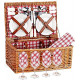 Wicker Picnic Basket for 4