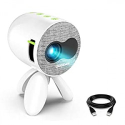 Projector, GooDee Portable Mini Projector LED Video Projector Compatible