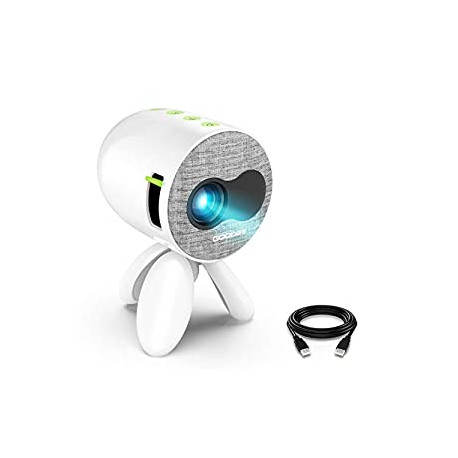 Projector, GooDee Portable Mini Projector LED Video Projector Compatible