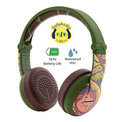 Waterproof Wireless Bluetooth Volume-Limiting Kids Headphones