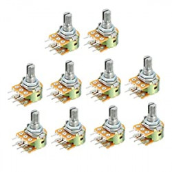 Carbon Film Taper Potentiometer 10pcs