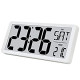Alarm Clock with 14.17" Extra Large Display for Home Office Studio Hotel, White