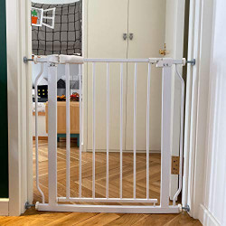 Easy Walk-Thru Safety Gate for Doorways and Stairways