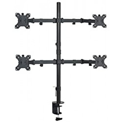 Quad 13 to 30 inch LCD Monitor Desk Mount