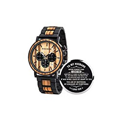 Mens Personalized Engraved Wooden Watches