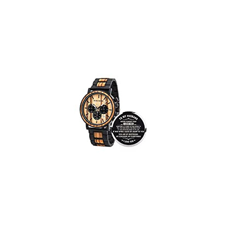 Mens Personalized Engraved Wooden Watches