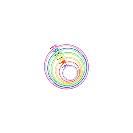 6 Pieces Embroidery Hoops