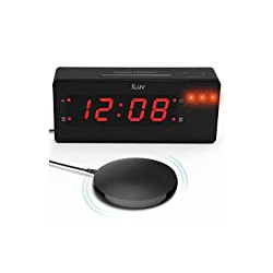 Time Shaker Wow Vibrating Bed Shaker Alarm Clock for Heavy Deep Sleepers