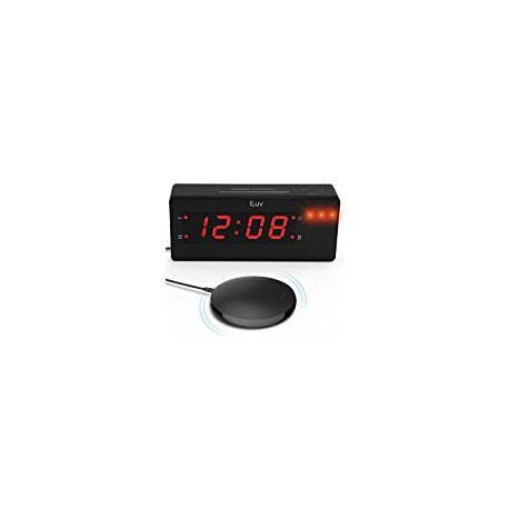 Time Shaker Wow Vibrating Bed Shaker Alarm Clock for Heavy Deep Sleepers