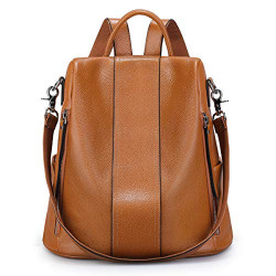 Women Soft Leather Backpack
