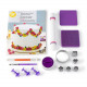 14-Piece Cake Decorating Kit with 3 Fondant Cutouts