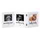 Triple Sonogram Keepsake Photo Frame