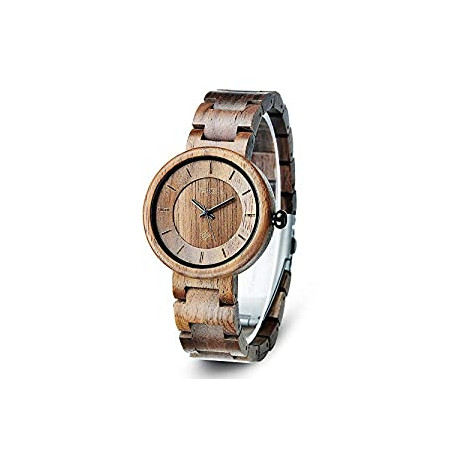 Wood Watches for Women, BEWELL Wooden Handmade Watch