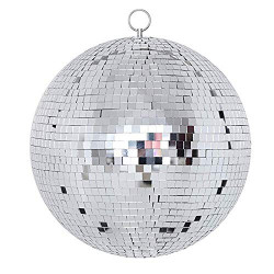 8" Disco Light Mirror Ball with Hanging Ring