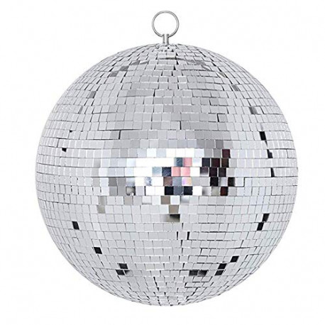 8" Disco Light Mirror Ball with Hanging Ring