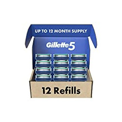 Gillette5 Mens Razor Blade Refills, 12 Count