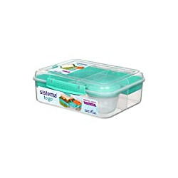 Bento Box Adult Lunch Box with 2 Compartments