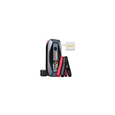 Amp Jump Starter, 65W Two-Way Fast Charging