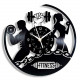 Wall Clock 12" LP Black Vinyl Record Art Bodybuilding Decor