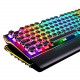 Mechanical Gaming Keyboard with True RGB Backlit Collapsible Wrist Rest 108-Key