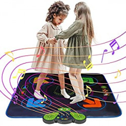 Dance Mat for Kids Ages 3 4 5 6 7 8 9 10+ (35.4"×35.4")