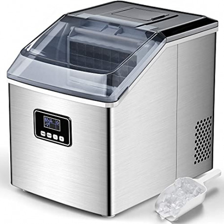 Ice Maker Countertop - 40Lbs/24H Auto Self